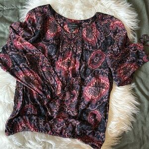 L u c k y  B r a n d • Paisley boho cowgirl top